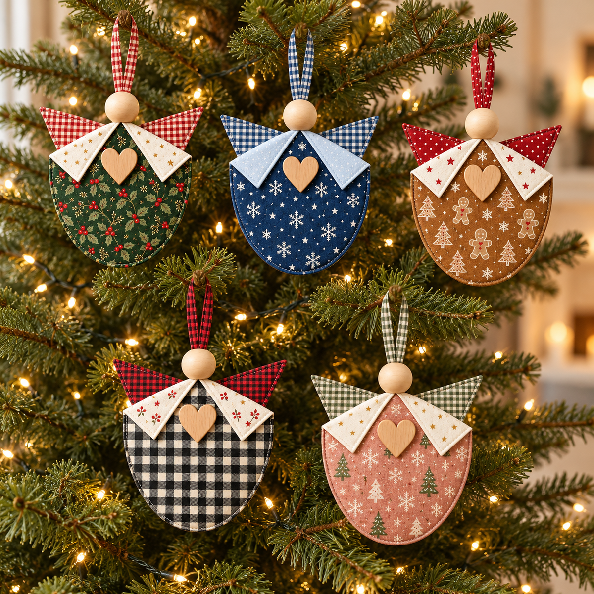 The Timeless Linen Angel Christmas Sewing Pattern