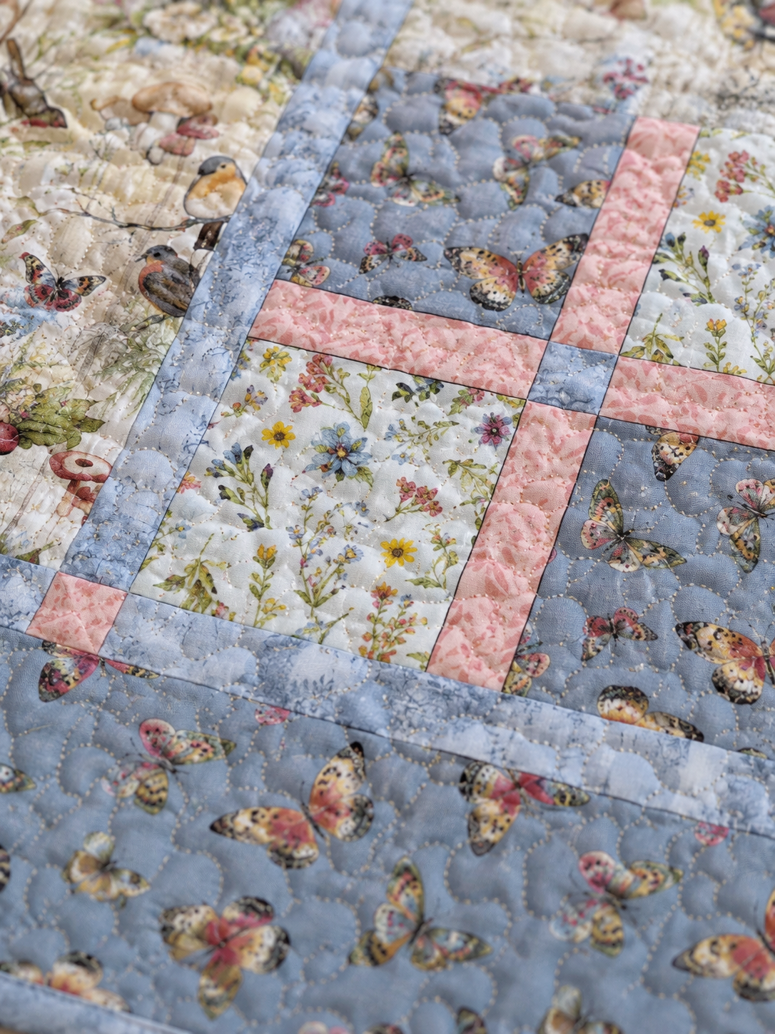 Bluebird Garden Quilt Pattern PDF