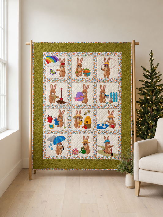 Bunny Days Quilt Pattern PDF