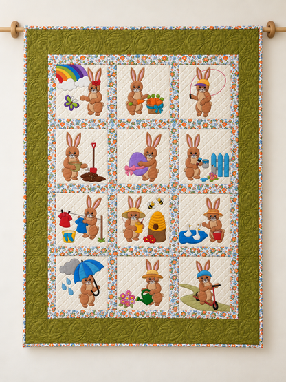 Bunny Days Quilt Pattern PDF