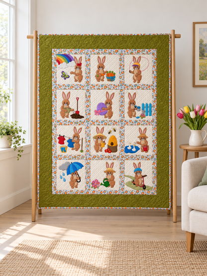Bunny Days Quilt Pattern PDF