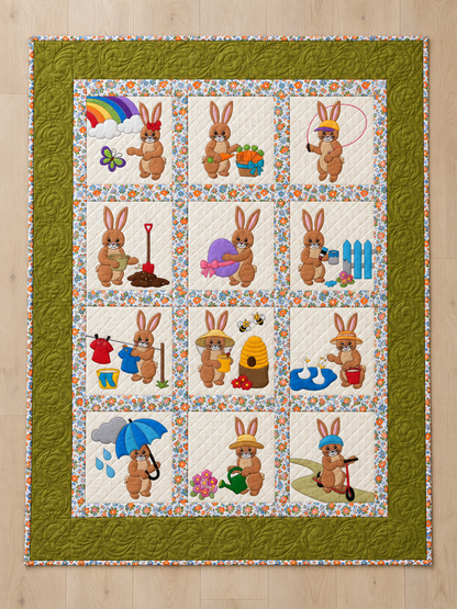 Bunny Days Quilt Pattern PDF