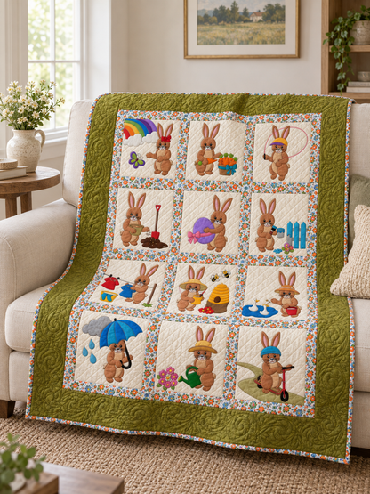 Bunny Days Quilt Pattern PDF