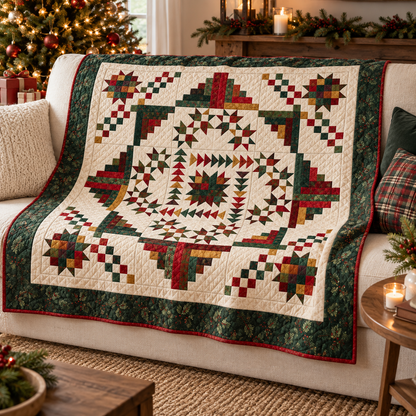 Christmas Heritage Medallion Quilt Pattern PDF