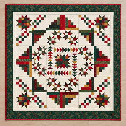 Christmas Heritage Medallion Quilt Pattern PDF