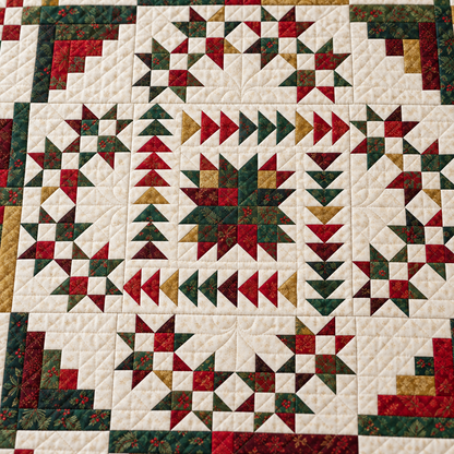 Christmas Heritage Medallion Quilt Pattern PDF