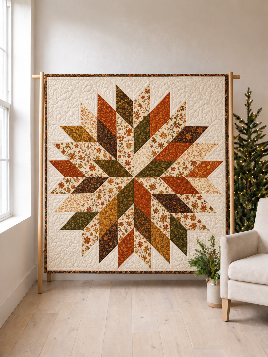 Autumn Star Quilt Pattern PDF