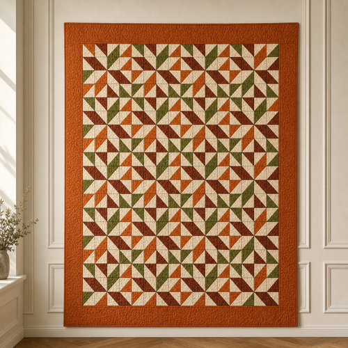 Autumn Harvest Stars Quilt Pattern PDF
