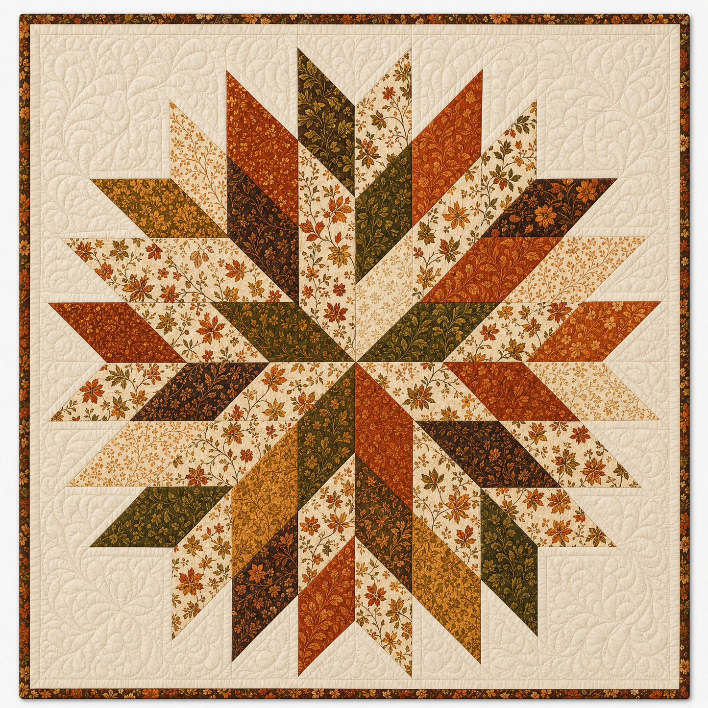 Autumn Star Quilt Pattern PDF
