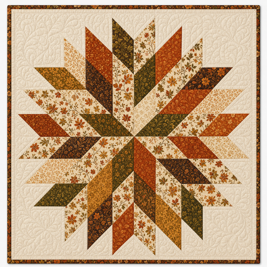Autumn Star Quilt Pattern PDF