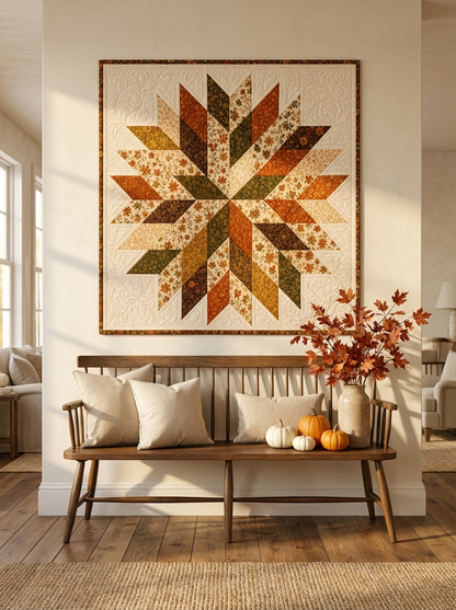 Autumn Star Quilt Pattern PDF