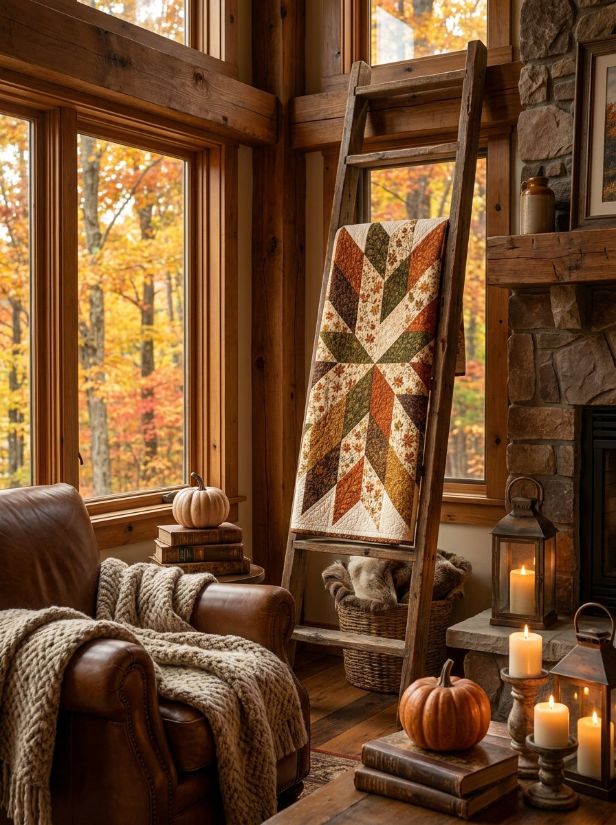 Autumn Star Quilt Pattern PDF