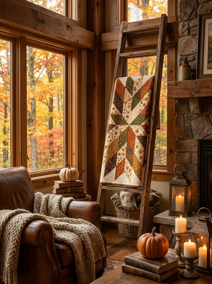 Autumn Star Quilt Pattern PDF
