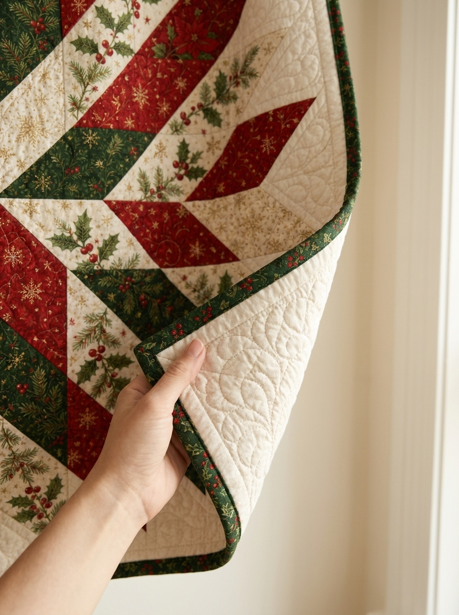 Chrismas Star Quilt Pattern PDF