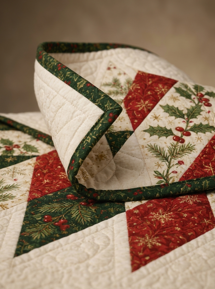 Chrismas Star Quilt Pattern PDF
