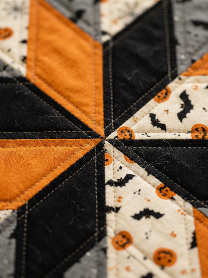 Midnight Pumpkin Star Quilt Pattern PDF