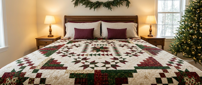 Christmas Heritage Medallion Quilt Pattern PDF
