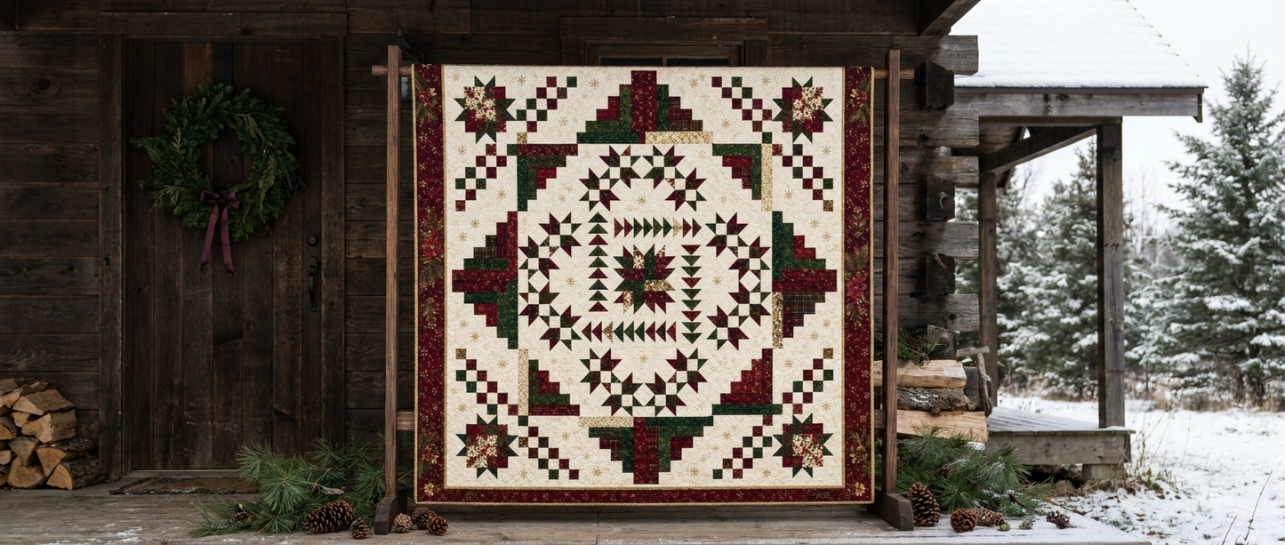 Christmas Heritage Medallion Quilt Pattern PDF