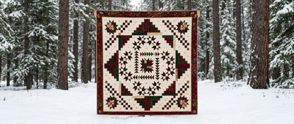 Christmas Heritage Medallion Quilt Pattern PDF