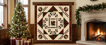 Christmas Heritage Medallion Quilt Pattern PDF