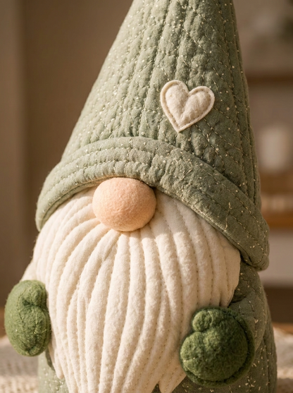 Scandinavian Quilted Gnome Star Door Hanger Sewing Pattern PDF