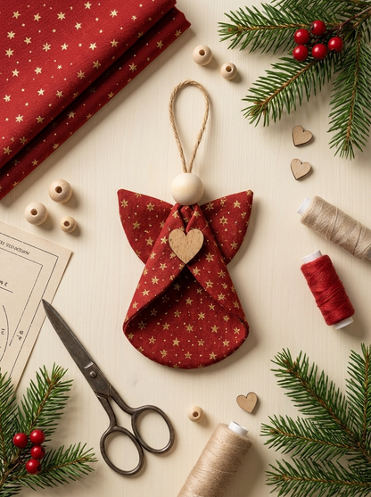 The Timeless Linen Angel Christmas Sewing Pattern
