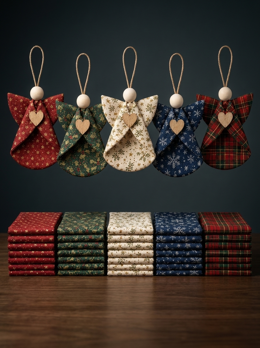 The Timeless Linen Angel Christmas Sewing Pattern
