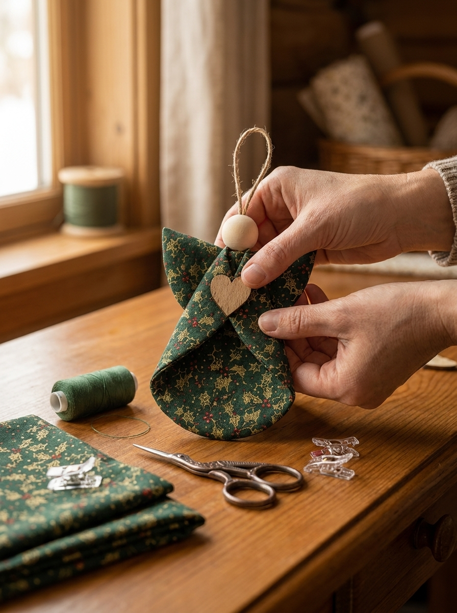 The Timeless Linen Angel Christmas Sewing Pattern