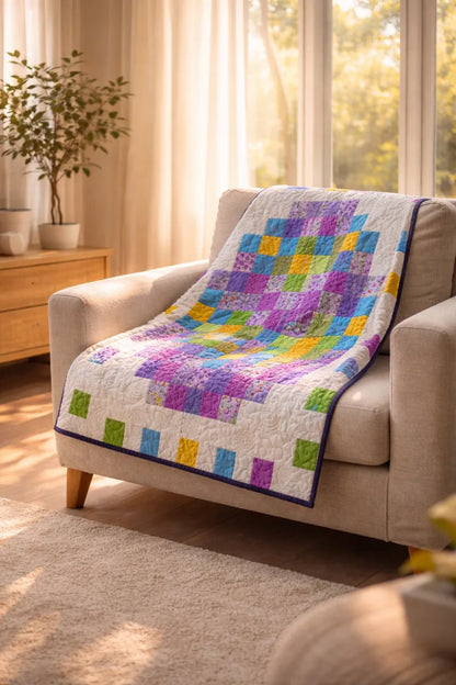 Pixel Easter Egg Quilt Pattern PDF